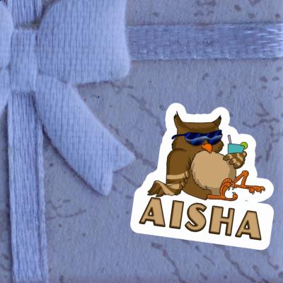 Sticker Aisha Cool Owl Gift package Image