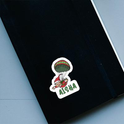 Skydiver Sticker Aisha Notebook Image