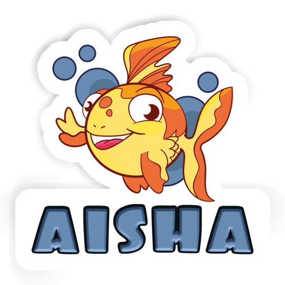 Fish Sticker Aisha Notebook Image