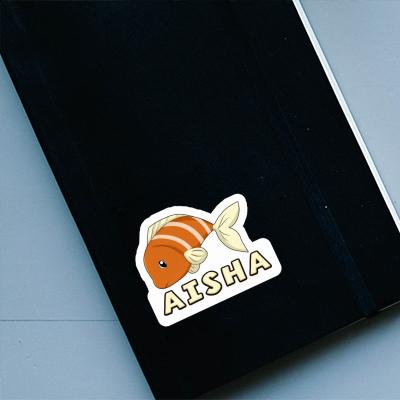 Sticker Aisha Fish Gift package Image