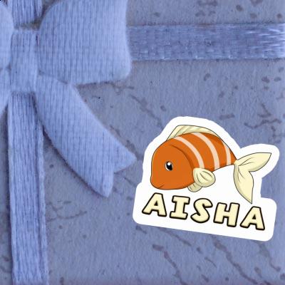 Sticker Aisha Fish Gift package Image