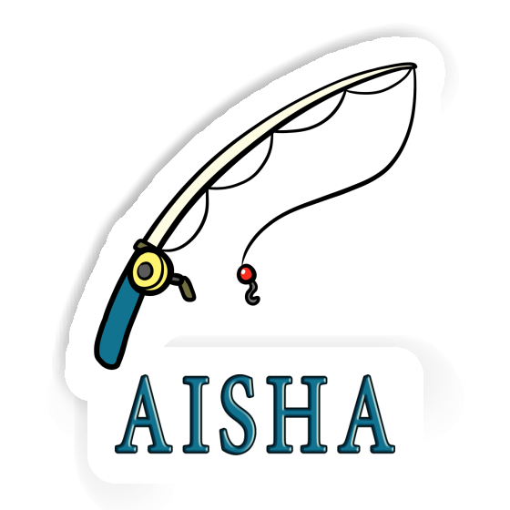 Sticker Fishing Rod Aisha Laptop Image