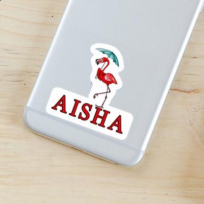 Flamingo Sticker Aisha Notebook Image