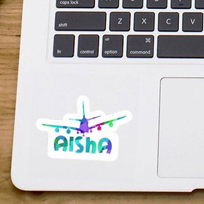 Sticker Airplane Aisha Notebook Image