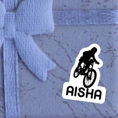 Aisha Sticker Freeride Biker Notebook Image