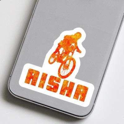 Aisha Sticker Freeride Biker Laptop Aisha Sticker Freeride Biker Laptop Image