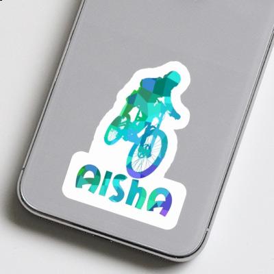 Freeride Biker Sticker Aisha Notebook Image