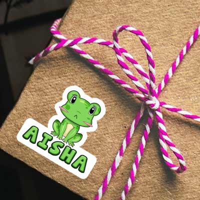 Aisha Sticker Frog Laptop Image