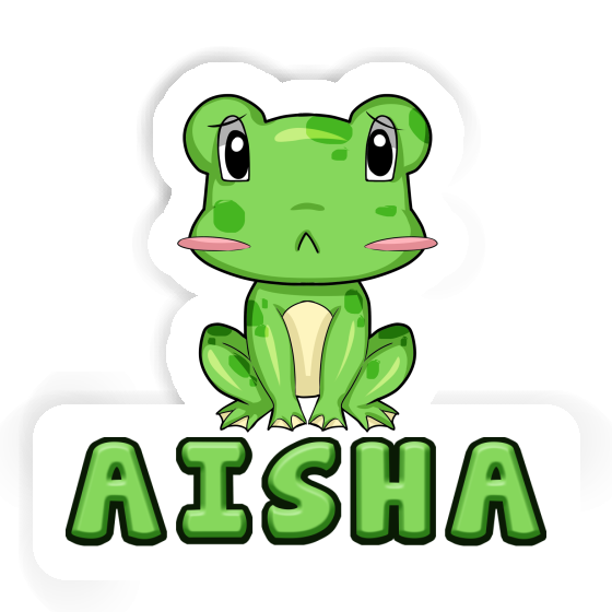 Aisha Sticker Frog Image