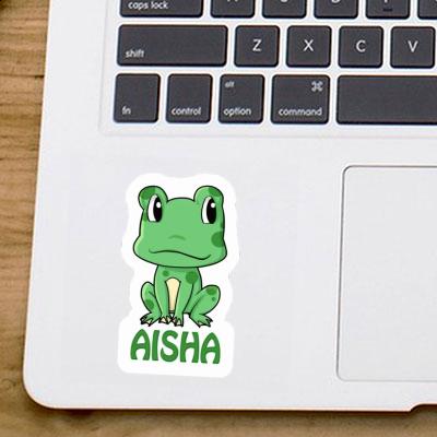 Aisha Sticker Frog Laptop Image