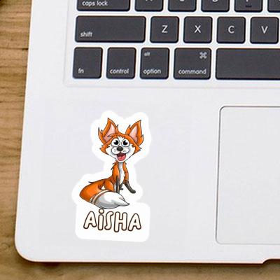 Aisha Sticker Fox Laptop Image