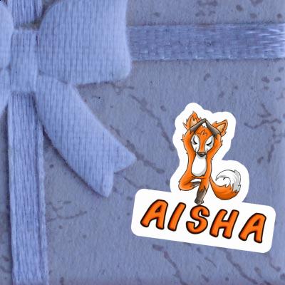 Aufkleber Yoga Fuchs Aisha Laptop Image