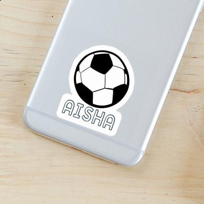 Autocollant Aisha Ballon de foot Notebook Image