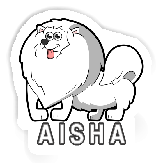 Autocollant Chien Aisha Notebook Image