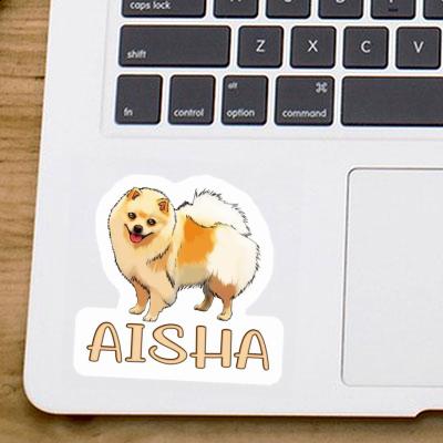 Autocollant Spitz allemand Aisha Gift package Image