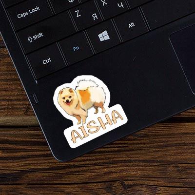 Autocollant Spitz allemand Aisha Laptop Image