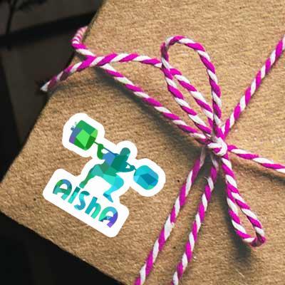 Haltérophilie Autocollant Aisha Notebook Haltérophilie Autocollant Aisha Gift package Image