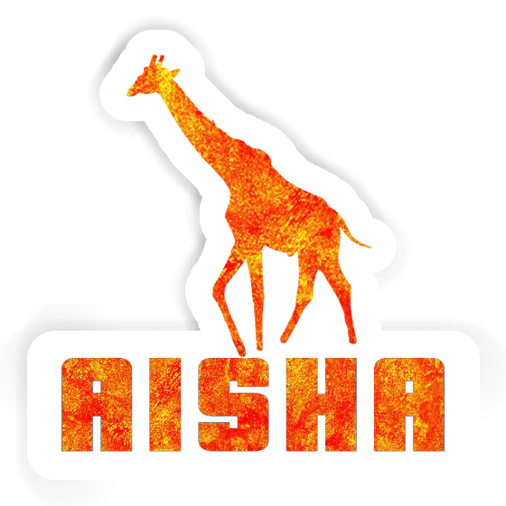Autocollant Aisha Girafe Notebook Autocollant Aisha Girafe Gift package Image