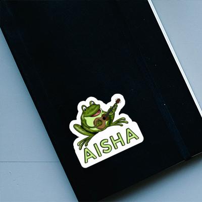 Sticker Guitar Frog Aisha Image