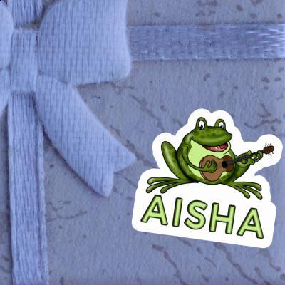 Aufkleber Aisha Gitarrenfrosch Gift package Image