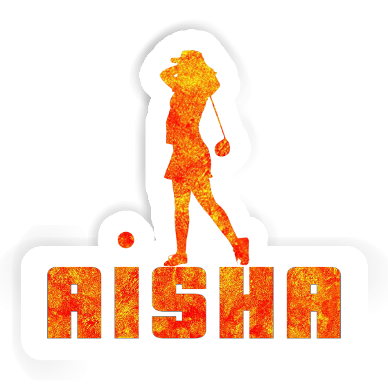 Aisha Sticker Golfer Gift package Image