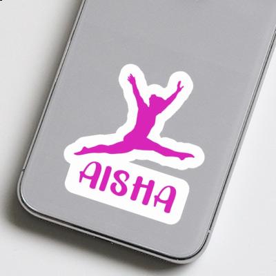 Gymnast Sticker Aisha Laptop Image