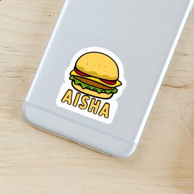 Hamburger Sticker Aisha Notebook Image