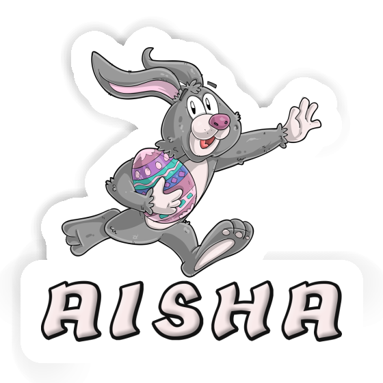 Sticker Aisha Rugby rabbit Laptop Image