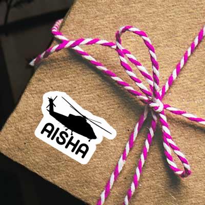 Sticker Helicopter Aisha Gift package Image