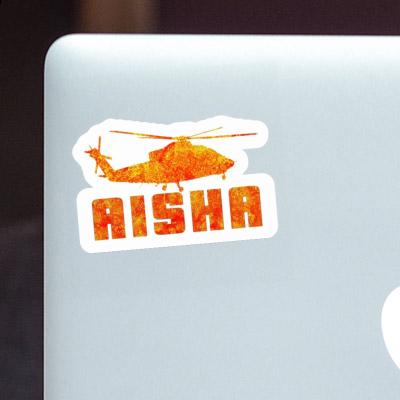 Sticker Aisha Helicopter Notebook Image