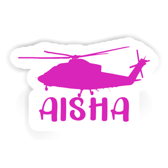 Sticker Helicopter Aisha Gift package Image