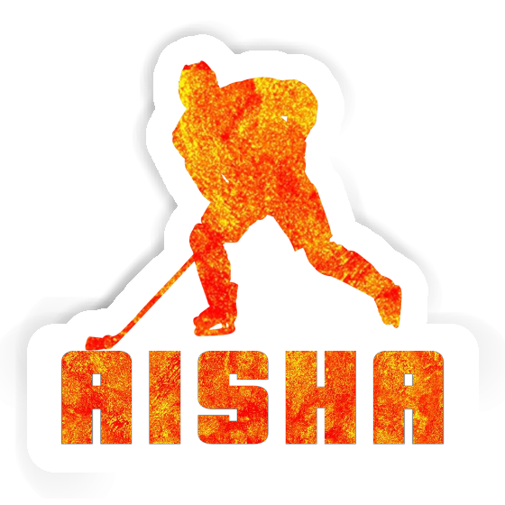 Sticker Aisha Hockey Player Gift package Image