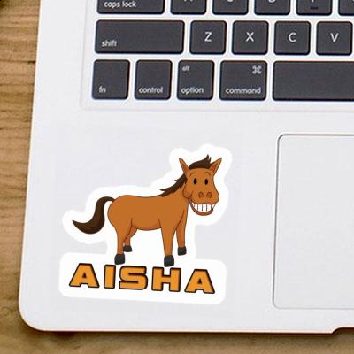 Aisha Sticker Horse Laptop Image