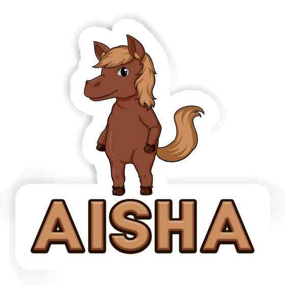 Sticker Aisha Horse Laptop Image