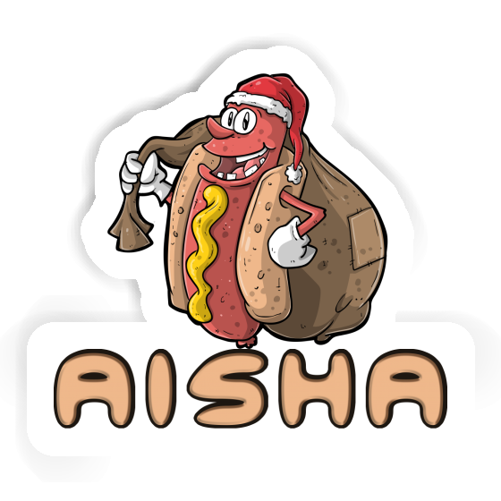 Aisha Sticker Hot Dog Gift package Image