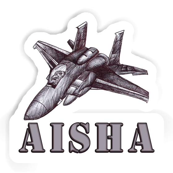 Airplane Sticker Aisha Laptop Image