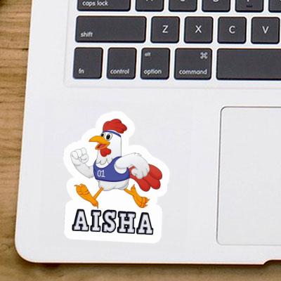 Sticker Chicken Aisha Notebook Image