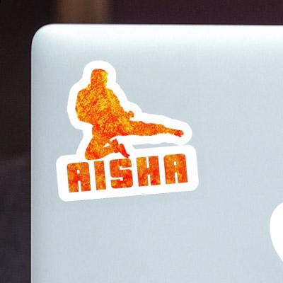 Sticker Karateka Aisha Laptop Image