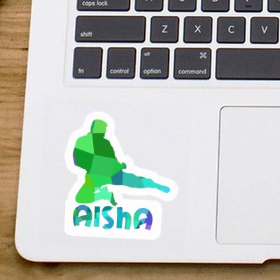 Karateka Sticker Aisha Notebook Image