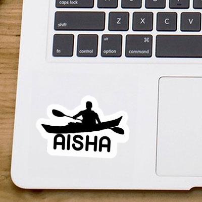 Aisha Sticker Kayaker Notebook Image