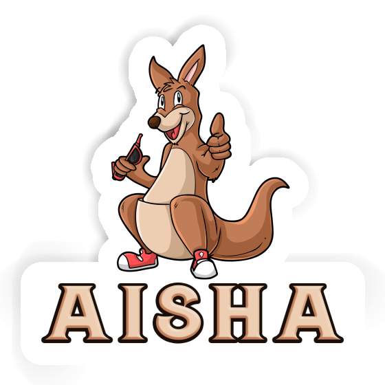 Aisha Sticker Kangaroo Image