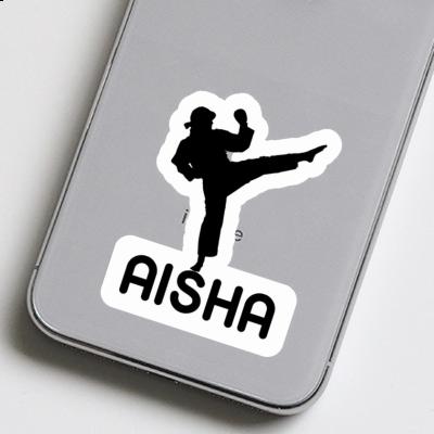 Sticker Karateka Aisha Notebook Image