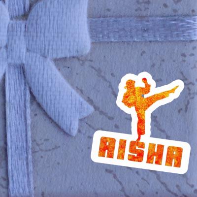 Sticker Karateka Aisha Notebook Image