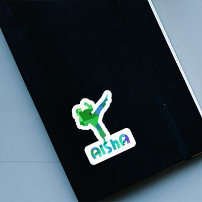 Karateka Sticker Aisha Laptop Image