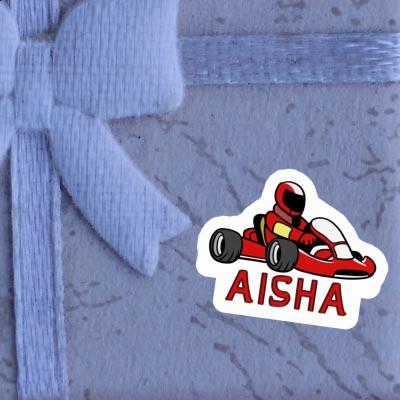 Sticker Kart Driver Aisha Laptop Image