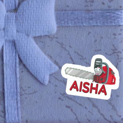 Chainsaw Sticker Aisha Laptop Image