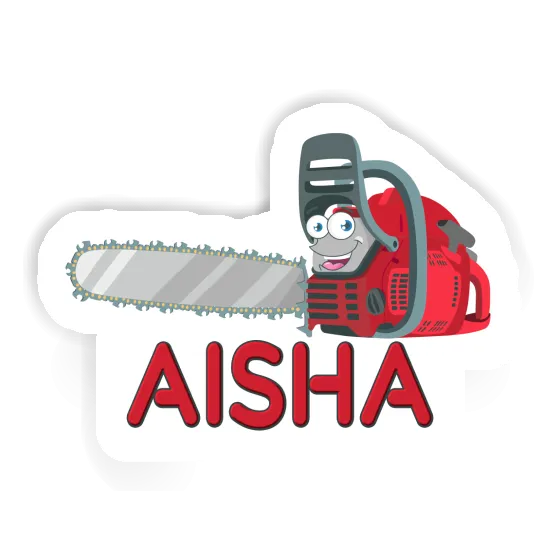 Chainsaw Sticker Aisha Notebook Image