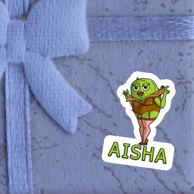 Aisha Sticker Kiwi Laptop Image