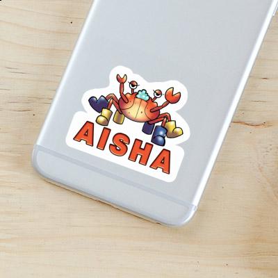 Sticker Aisha Crab Laptop Image