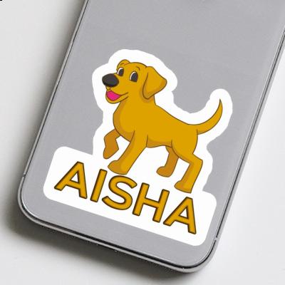 Labrador Aufkleber Aisha Notebook Image